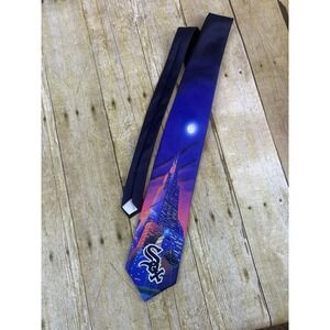 Vintage Ralph Marlin Chicago White Sox Men's Necktie 3.5" Wide 60" Long